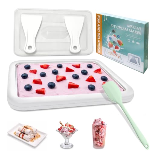 Rolled Ice Cream Maker with Lid