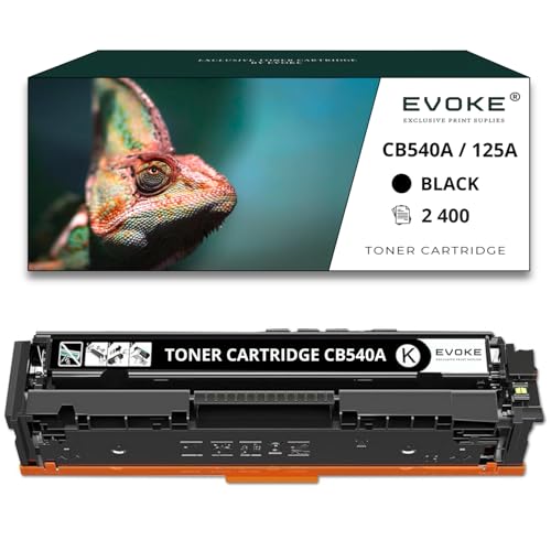 EVOKE CB540A CF210X / CB 540A CF 210X Tóner Compatible con HP CM1312 CM1512 CP1518 CP1215 MF8050Cn MF8080Cw Negro Negro 2400 páginas