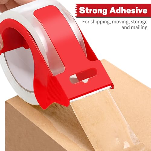 CenYouful Clear Heavy Duty Packing Tape with Dispenser, 2 Rolls Strong & Durable Shipping Tape, 1.88 Inches x 55 Yards Packaging Tape, for Packing Boxes, Moving Supplies, Shipping and Mailing - Thumbnail 7