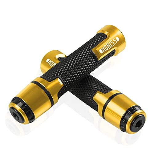 Poignées moto Yamaha XSR155 or haut de gamme en aluminium CNC de 22mm