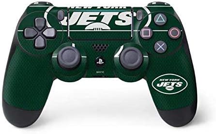 Vista 22 de Skinit - Skin para juegos para PS4 Pro/Slim Controller – licencia oficial NFL New York Jets Retro Logo