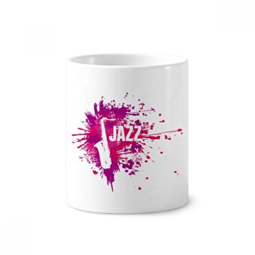 Gobelet céramique blanc Jazz Sax 350ml pour organiser vos pinceaux et éliminer le désordre