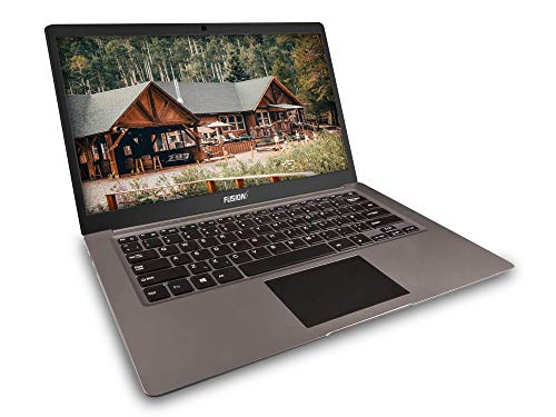 Fusion5 14.1Inch A90B+ Pro 64Gb Windows 10 Laptop - 4Gb Ram, 64Gb Storage, Full Hd Ips, Bluetooth, 2Mp Webcam, Dual Band Wifi Laptop #TOP1