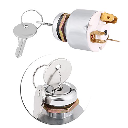 12V Ignition Switch, Universal 12V Engine Start Ignition Switch 3 Position ON OFF Start Ignition Switch Controls with 2 Keys for Cars, Motorcycles and Boats - Image 6