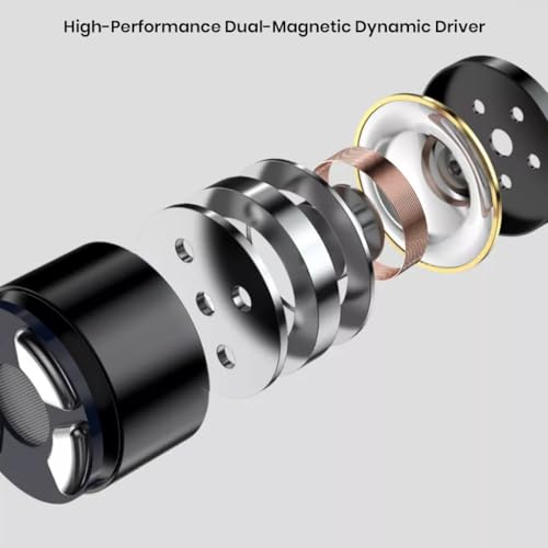 Image of TWISTURA D-MINOR In-Ear Monitor Wired Earphone with Mic, 10mm Dual-Magnetic Driver, LCP Diaphragm with 3 Replaceable Filters, Oxygen-Free Copper Silver-Plated Cable + DAC Adapter with 3.5mm Plug