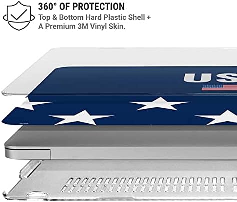 Skinit Case + Skin Compatible with MacBook Air 13in (2020) Originally Designed USA Flag Stars Design