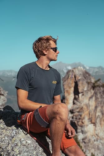 Julbo Herren Shield Sunglasses, Schwarz/Orange, Einheitsgröße