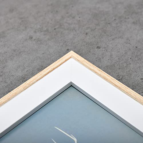 Metrekey 5X7 Picture Frame (3 Pack, Natural Woodgrain), Photo Frame 5X7 For Table Top Display And Wall Mounting Definition Glass Photo Frames #TOP3