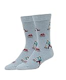 Oroys Hobby & Lifestyle Funny Socks for Men (US, Numeric, 7, 12, Regular, Regular, Men's Curling Man Socks)