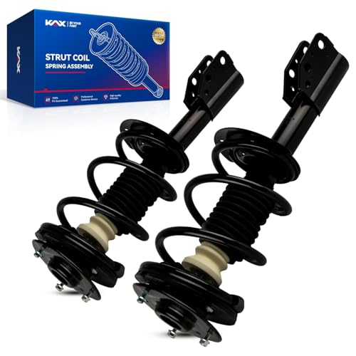 KAX Front Struts for Chevrolet Malibu 1997-2003, Pontiac Grand Am 1999-2005, Oldsmobile Alero 1999-2004, Chevrolet Classic 2004-2005, 171672 Complete Struts with Coil Spring Set of 2