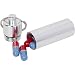 Pillbox Keychain by Profile Gifts®, Carry Your Daily Medicine in This Compact Metal Pill Box Case