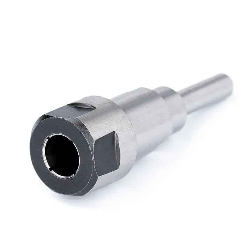 Ddyspan Router Bit Extension Rod 6/6.35/8/12/12.7mm Shank Wood Milling Cutter Tool Holder Collet Engraving Machine Extension,6.35mm to 6.35mm