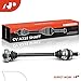 A-Premium CV Axle Shaft Assembly Compatible with BMW E83 Series X3, 2004 2005 2006 2007 2008 2009 2010, 2.5L 3.0L, Rear Left Driver Side