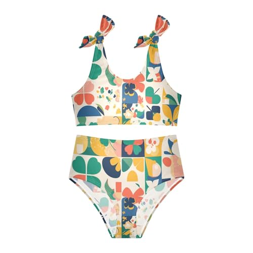KLL Happy St Girl 2 Piece Bikini Sets Quick-Dry Beach Swimwear Swimsuit3