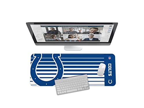 SOAR NFL Unisex Multifunctional Desk Mat for Desktop, (31.5x12) - Ultra Soft Fabric with Non-Slip Rubber Backer - Water Resistant & Durable Nylon Stitching - Officially Licensed NFL, Desk Pad