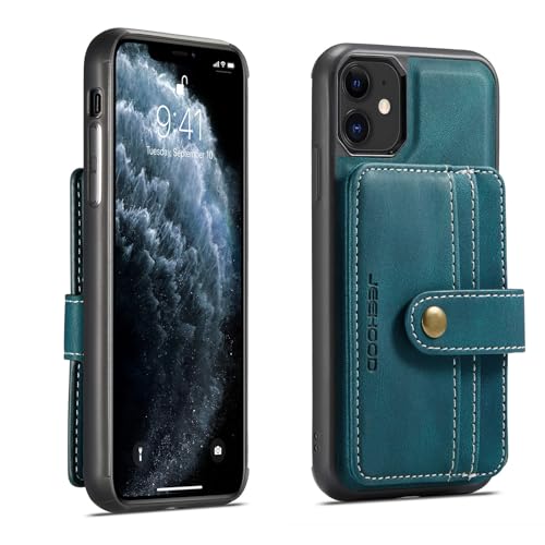 Coque portefeuille iPhone 11 Pro anti-piratage RFID avec étui amovible
