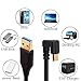 USB Type C Cable, 180 Degree Angle Type A 3.0 to USB C Gaming Cord Type-C Data Sync and Charing Lead for Huawei P20, Mate 20 Pro, P10, Samsung S10, S9, S8 (1Meter)