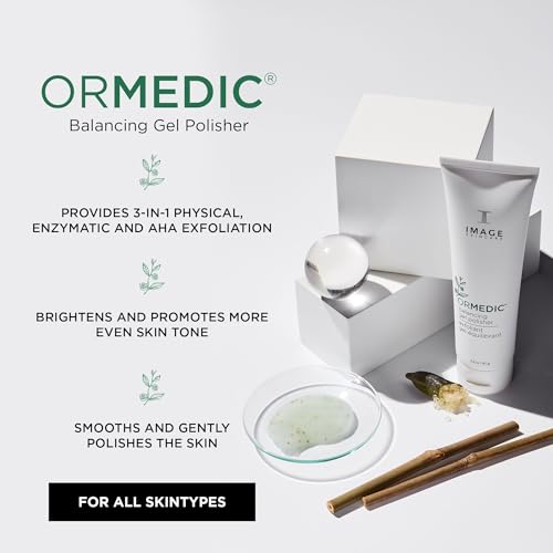 IMAGE Skincare, ORMEDIC Balancing Gel Polisher, Daily Facial Cleanser to Smooth, Brighten & Refine Skin with a Blend of Natural Ingredients, 3.2oz - Image 3