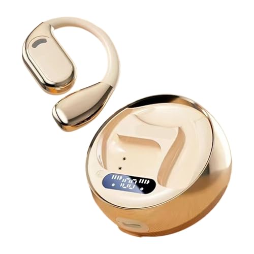 Open Ear Headphones Noise Canceling Headset Sports Earphones Earring Earphone Open Ear Earbuds Earpiece for Workout, Exercise, R