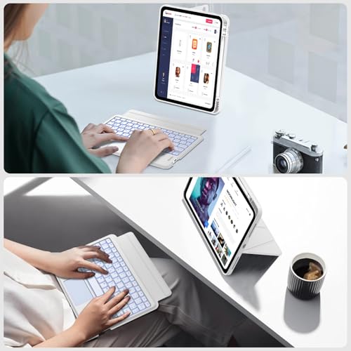 Teclado con Trackpad para iPad Air 13 con Conexión Bluetooth Magnética y Panel Táctil 4