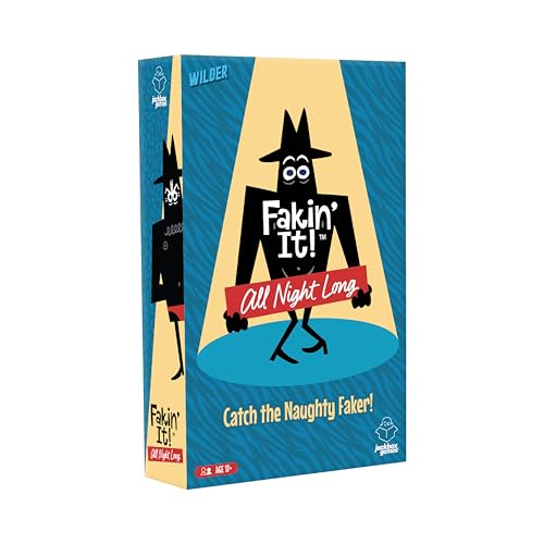 Wilder JACKBOX Games Fakin’ It All Night Long Board Game – Board Game for Mature Game Nights and...