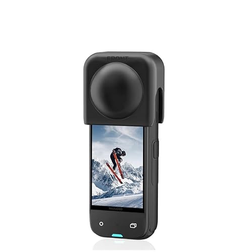 Copriobiettivo in siliconeTappo per Insta360 X5 X4 Custodia protettiva antipolvere antigraffio per Insta 360 X5 Accessori di protezione dellobiettivo