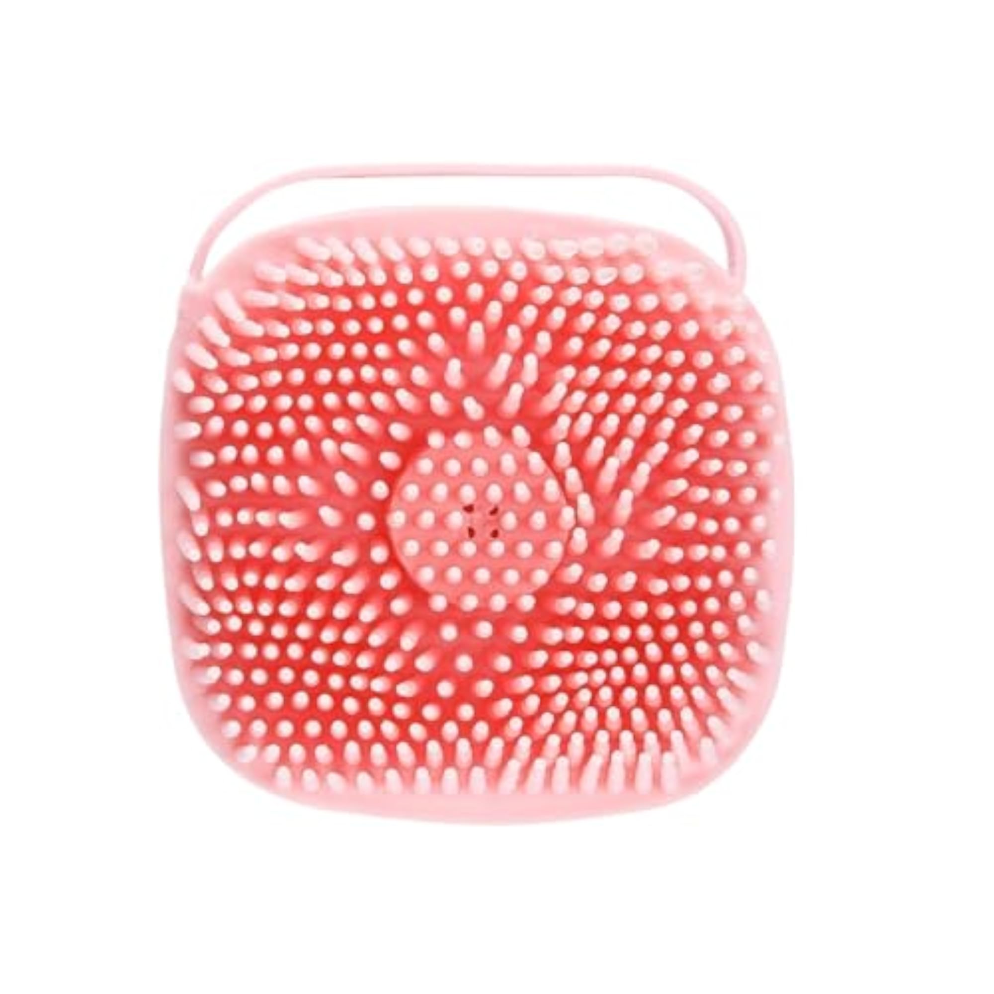 2Pc Silicone Massage Bath Brush with Soap Dispenser