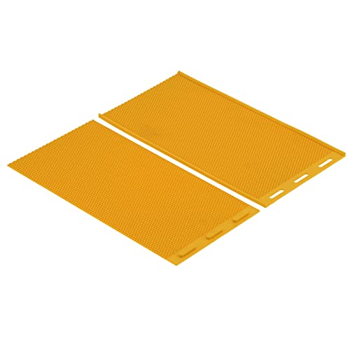 2 Unidades de Molde de Prensa de Cera de Abelha de 5,4 Mm, Folha de Base de Pente de Borracha, Acess