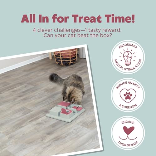 Trixie TX-4597 Cat Activity Poker Box 31x31 cm