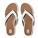 Fitflop Women's Gracie Leather Flip Flops, White, 40.5 EU Schmal