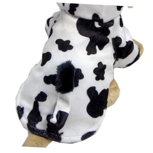 Disfraz para perro tamaño L con diseño de vaca miniatura 6