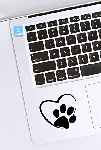 SIGN EVER Paw Stickers for Laptop Trackpad 15.6 14 13 Inches and All Models Laptop Sticker L x H 6.00 cm x 5.00 cm Pack of 2 (B084YVLKVZ) Amazon Price History, Amazon Price Tracker