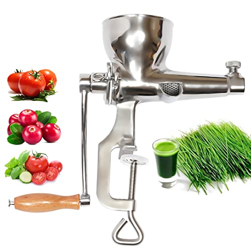 QuatoLuilo Exprimidor de hierba de trigo, exprimidor de verduras, exprimidor manual, exprimidor de frutas, exprimidor manual