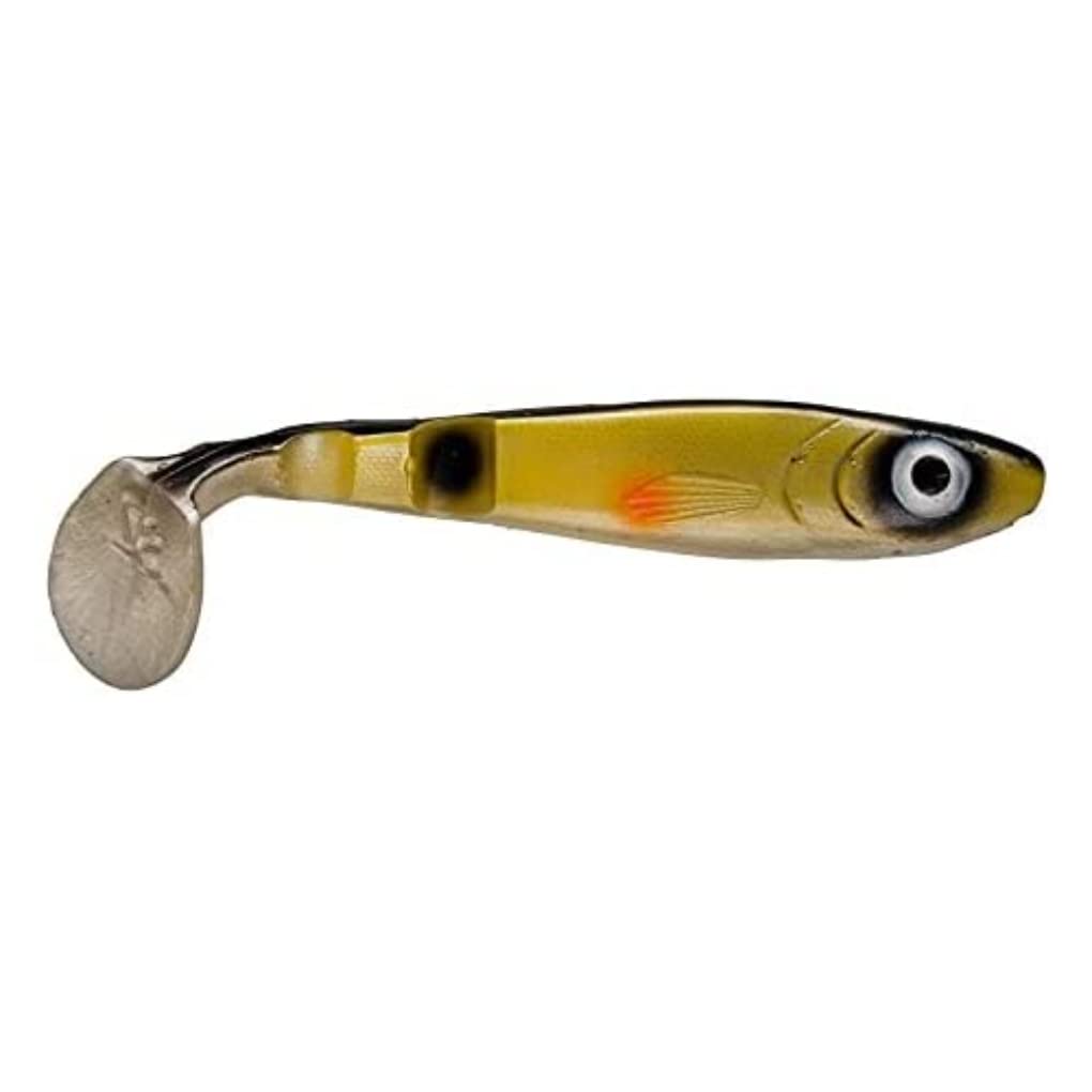 Abu Garcia Svartzonker McPike Paddle Tail Soft Bait Pike Fishing Lure - Realistic Plastic Swimbait for use with Jighead
