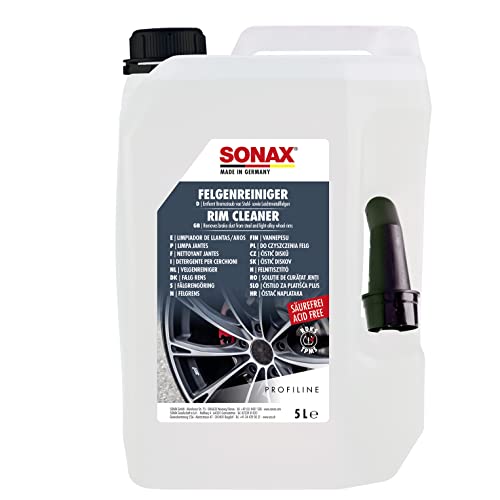 Nettoyant Jantes Prêt à L’Emploi Dellwing 5L – Pour Jantes Aluminium Traitée Et Acier – Action Rapide 1-5 Min – Sans Agressivité