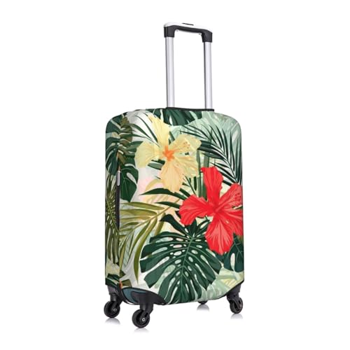 Summer Hawaiian Print Suitcase Cover Luggage Protector Washable Elastic Fashionable Travel Gear Cover3