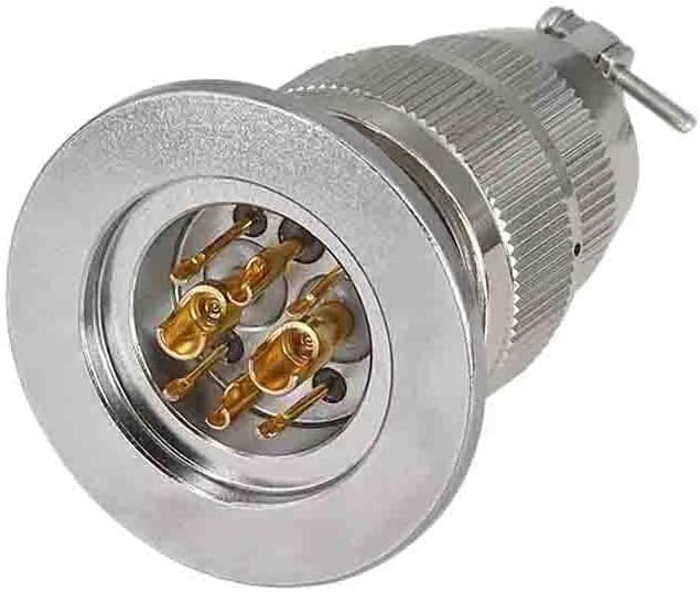 密閉型航空コネクタ KF25-08 8ピンガラス密閉型オス・メスプラグ（真空接続用）