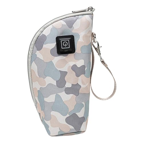Xgdsnly Bolsa térmica portátil USB, piel sintética impermeable, desmontable y ligera, adecuada para el cuidado en casa y sobre la marcha, estilo A