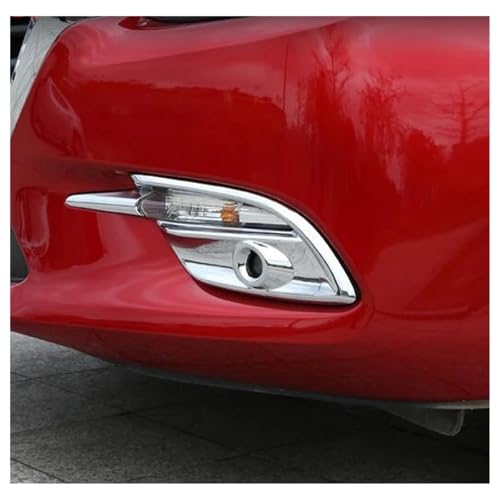 Embellecedor de luz antiniebla delantera para Mazda 3 Axela 2017-2018 cubierta cromada 6