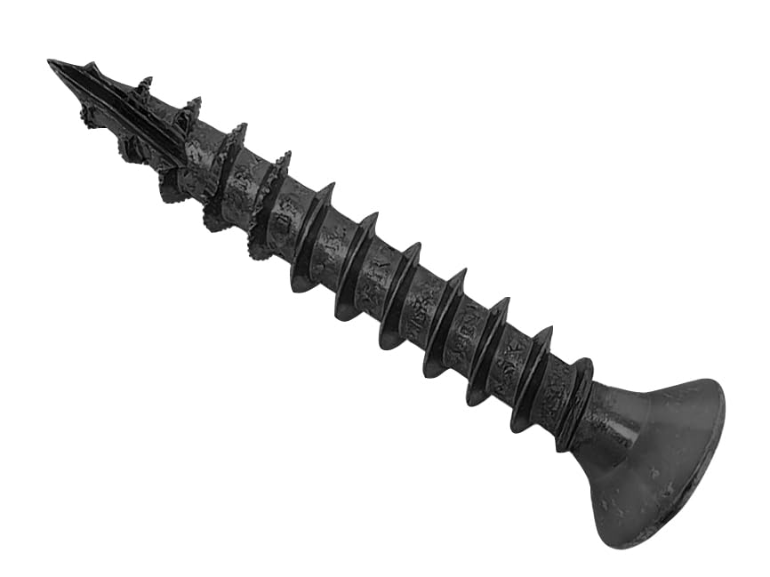 Forgefix Multi-Purpose Pozi Screw CSK ST Black 4 x 30mm ForgePack (pack of 20) suitable for numerous ironmongery joinery electrical and plumbing applications.