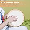 Shaking the Pearl Drum 6 Inch Sea Sound Drum Percussion Instruments for Sound Counseling Educational Percussion Instrument #5