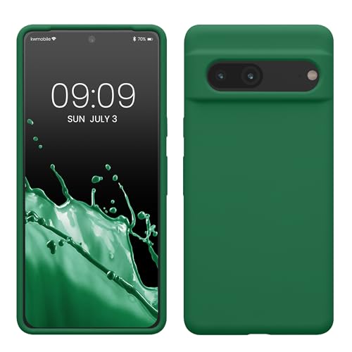 kwmobile Case Compatible with Google Pixel 7 Case - TPU Silicone Phone Cover with Soft Finish - Pixie Green