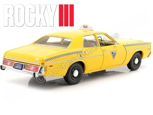 Taxi Monaco 1978 a escala 1/18 modelo Rocky III miniatura 2