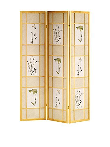 ORE Furniture International 3-Panel Shoji Screen, Natural by ORE Furniture