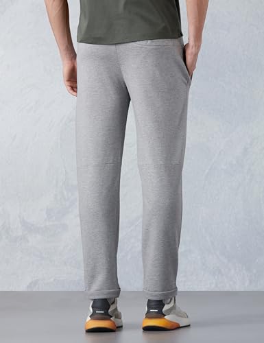 Image of Amazon Brand - Symbol Men Cotton Rich Strechable Terry Knit Pants - Regular Fit