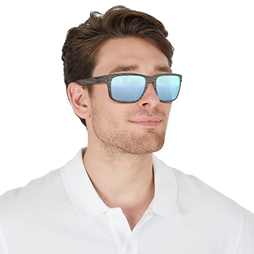 Image of Oakley Mens OO9102 Holbrook Polarized Square Sunglasses