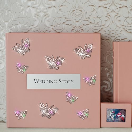 Image of Epakh 84 Glitter Bling Rhinestone Sticker, Butterfly, Silver