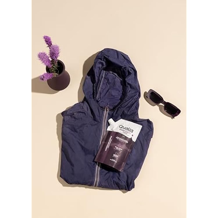 Qualia Synthetic Fabric Dye, Easy to Use, Perfect for Synthetic Fabrics: Polyester, Spandex, Nylon, and More, Ultra-Concentrated Colors for Vibrant Results, Aubergine Purple, 1 Pack