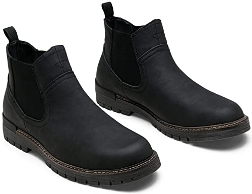Image of Jousen Chelsea Boots Casual Slip On Ankle Waterproof Mens Boots