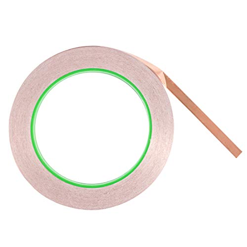 Steelsoft 3.15 Mil - Thicker - 4 Pack Copper Foil Tape for Stained Glass, Jewelry Making, Crafts, 1/4 inch x 12 Yards, Double Sided Conductive Copper Tape for Electronics, Paper Circuits